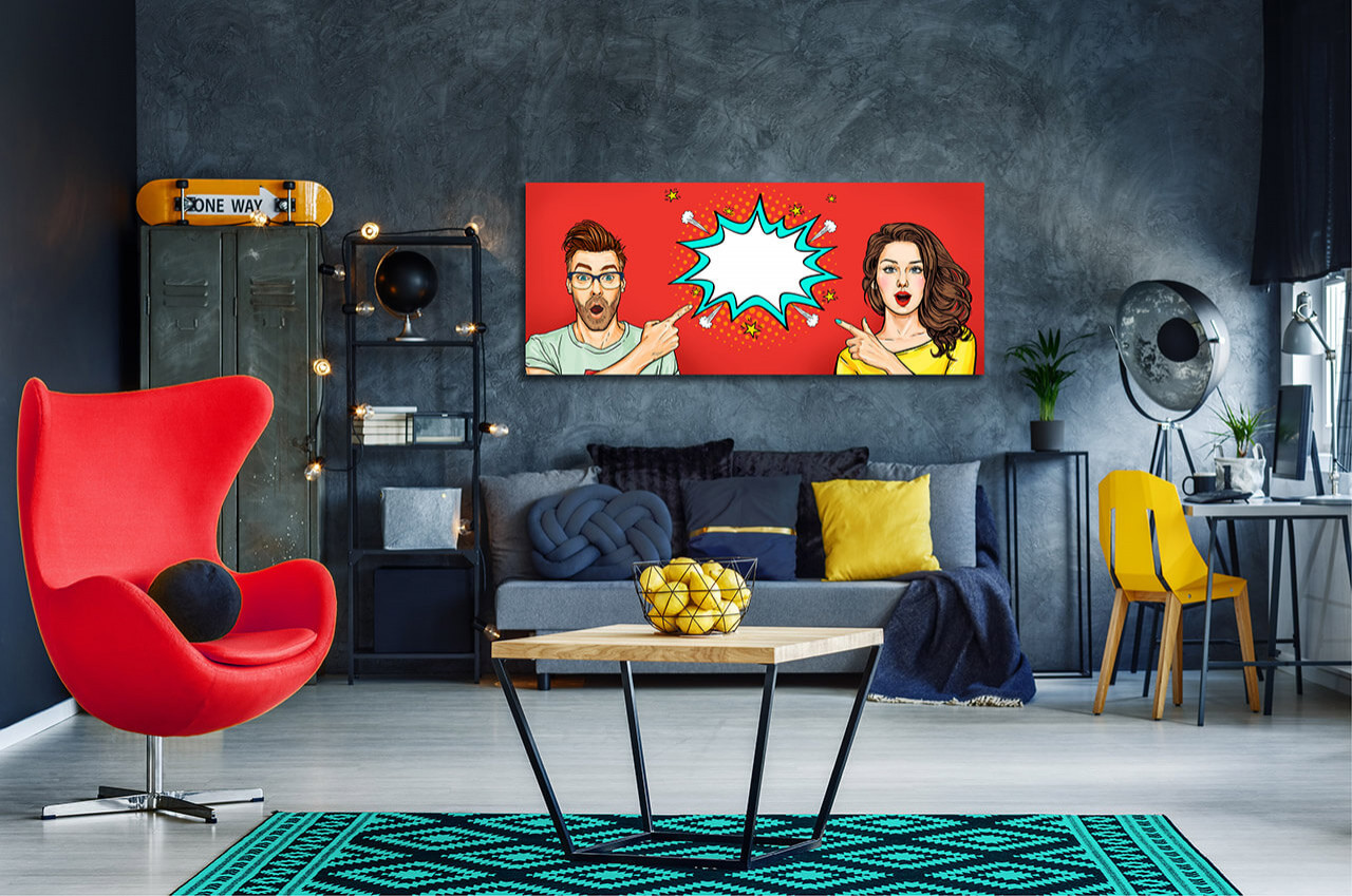 Ý tưởng nghệ thuật pop truyền cảm hứng cho trang trí nội thất gia đình của bạn